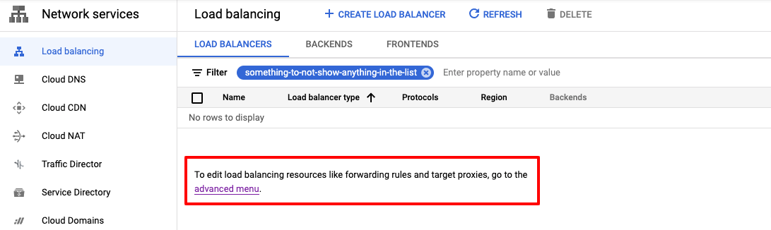 LB Forwarding Rules